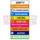 Grade Product Indicator Label