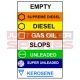 Grade Product Indicator Label