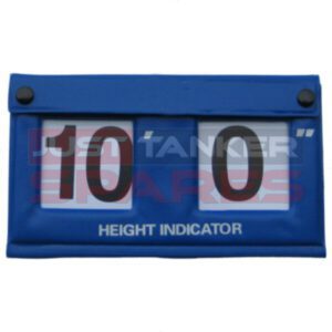 Height Indicator Blue Vinyl