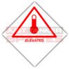Triplex Warning Diamonds Single Sided for Elevated