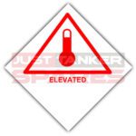 Triplex Warning Diamonds Single Sided for Elevated