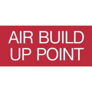 Label – Air Build Up Point