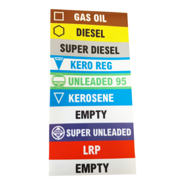 Emco Wheaton Grade Product Indicator Label Standard 10 Turn